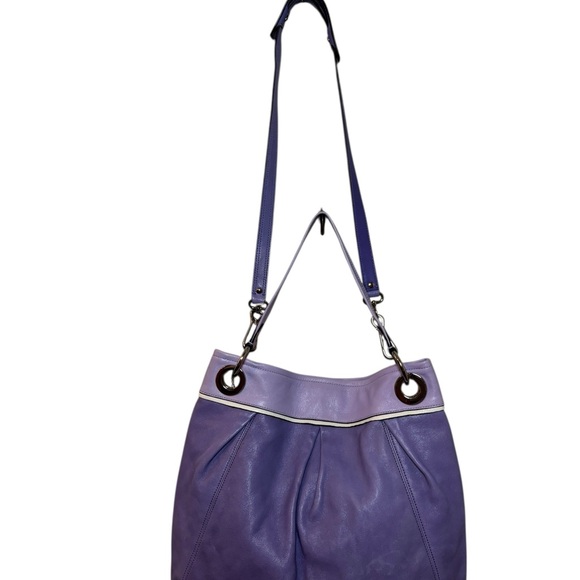 Coach Kristin Lavender pebbled Leather Hobo - Picture 7 of 12